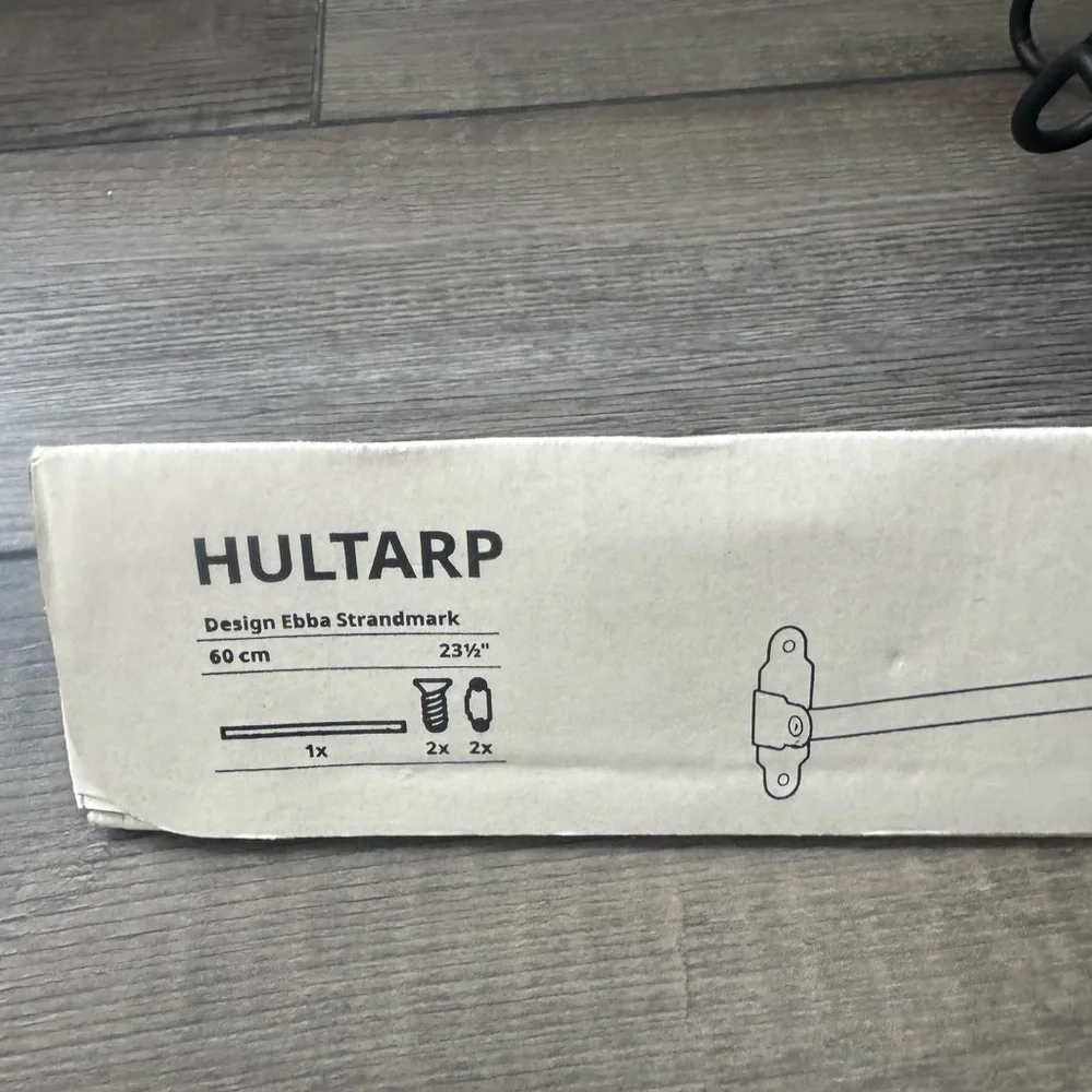 Brand new IKEA HULTARP kitchen rail organizer set